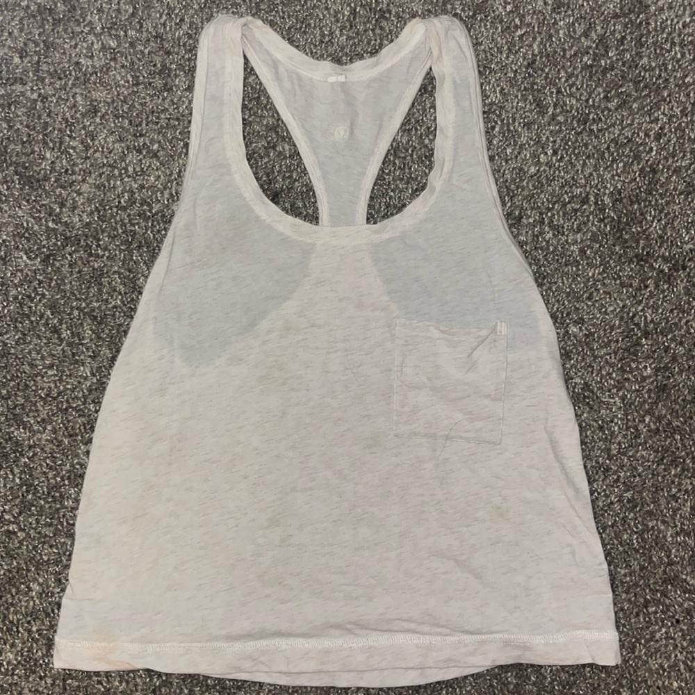 Lululemon Beige Racerback Tank